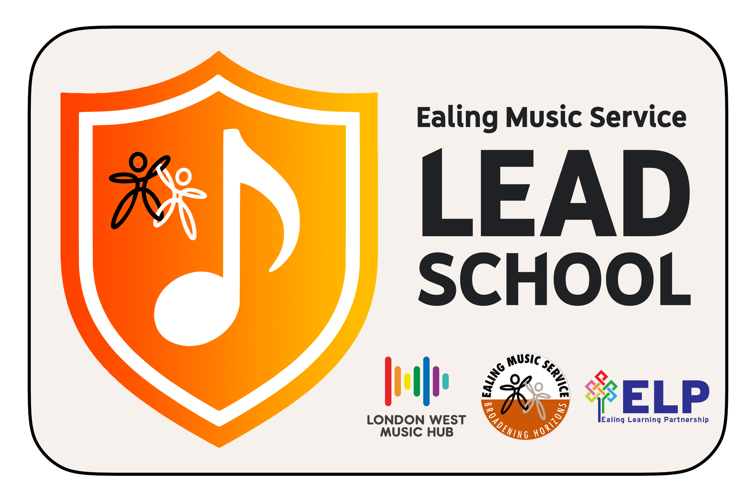 Lead School Logo (Orange)